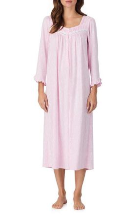 Eileen West Cotton Ballet Nightgown in Pink/White at Nordstrom, Size X-Large