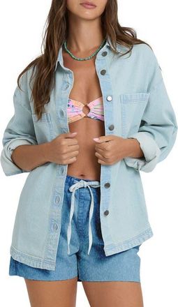 Billabong Mix Match Long Sleeve Shirt in Sky Wash at Nordstrom, Size X-Large
