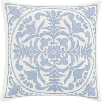 Laura Ashley Mila Medium Blue 18 X 18 Decorative Pillow at Nordstrom Rack