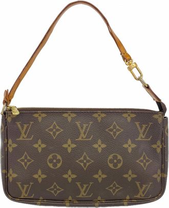 Louis Vuitton Brown Pouch (Pre-Owned)