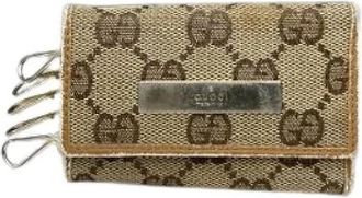 Gucci Pre-owned Canvas Sleutelhanger - Dames - Vintage Accessoires - Beige - ONE Size - Vintage