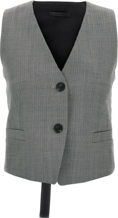 Helmut Lang Chevron Vest