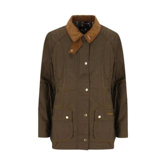 Barbour Dames, Jassen, Bruin, Maat: XS Zijde