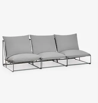 Sklum Sof&aacute; Modular De Jard&iacute;n De 3 Piezas Amaro Sklum