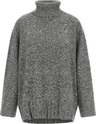 Pinko Mujer, Jerseys, Gris, Talla: S