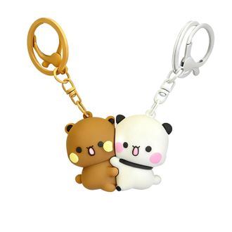 Generic 2 Pack Cute Magnetic Matching Couple Keychains - Romantic Valentines Day Gift for Boyfriend, Girlfriend, Women | Couples Key Ring Set