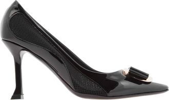 Ferragamo Ferragamo New Vara Mesh Insert Pumps, Size 4.5 D
