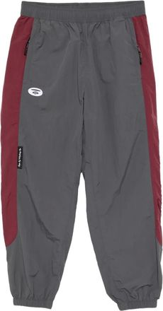 Aape By A Bathing Ape logo-embroidered trousers - Grey