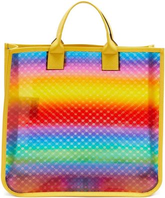 Gucci Borsa tote Rainbow GG - Giallo