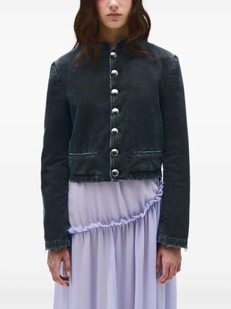 Ann Demeulemeester Giacca crop - Nero