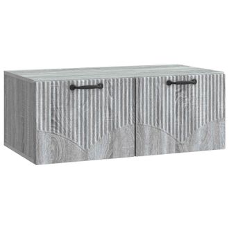 vidaXL Mueble Para Tv De Pared Gris Sonoma 78,5 X 41 X 30 Cm Vidaxl
