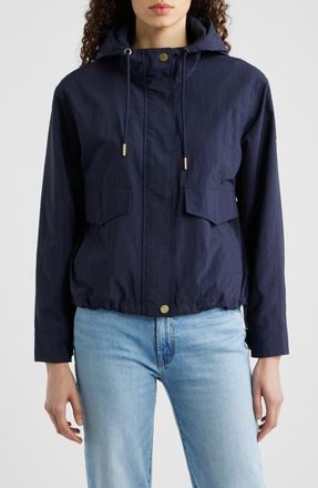 Michael Kors Hooded Anorak in Midnight at Nordstrom, Size X-Large