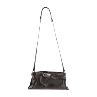 Benedetta Bruzziches Lauren Bacall Lamsleer Savana - Dames - Schoudertassen - Bruin - ONE Size - Leer - Tassen