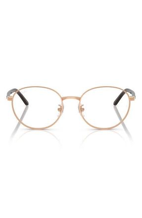 Ray-Ban 53mm Phantos Optical Glasses in Rose Gold at Nordstrom