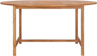vidaXL Mesa De Jard&iacute;n De Madera De Teca Maciza 150x76 Cm Vidaxl