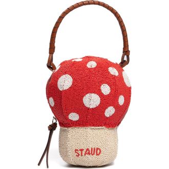 Staud Shroom Beaded Bag in Mushroom at Nordstrom