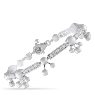 Bulgari Astrale 18K White Gold 1.45ct Diamond Bracelet BV07-060426