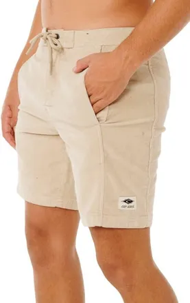 Rip Curl Classic Surf Corduroy Shorts in Bone at Nordstrom, Size 30