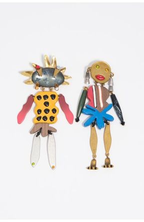 Bimba & Lola Aged Dancer Long Earrings in Blue at Nordstrom