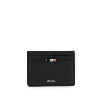 BOSS Card holder with foil-embossed logo
