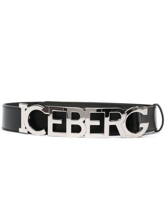 Iceberg Cintura con logo - Nero
