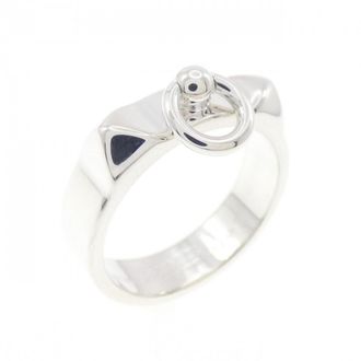 Herm&egrave;s Silver 925 Band Ring (Pre-Owned)
