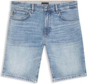 HUGO BOSS Maine Shorts - Heren - Denim shorts - Blauw - W35 - Denim - Korte Broeken