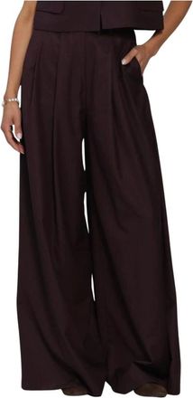 By-Bar Amsterdam Broeken, Dames, Bruin, S, Polyester, Sef Pants