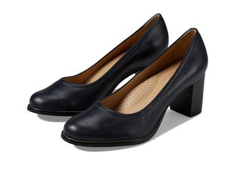 Marc Joseph New York Nyc Pump Womens Shoes Navy Napa : 6.5 M, Leather