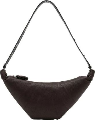 Christophe Lemaire Shoulder Bags, female, Brown, Size: ONE SIZE Western Studs Medium Croissant Bag