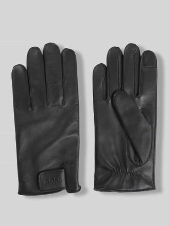 HUGO BOSS Handschuhe aus echtem Lammleder Modell HELKOP1 in Black, Gr&ouml;&szlig;e 8,5