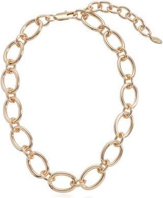 Ettika Large Oval Chain Necklace in Gold at Nordstrom Rack