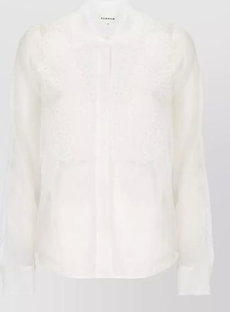 Parosh silk long-sleeve shirt