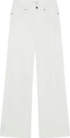 Frame Denim Le Slim Palazzo - Dames - Jeans - Wit - Maat: W28 Katoen
