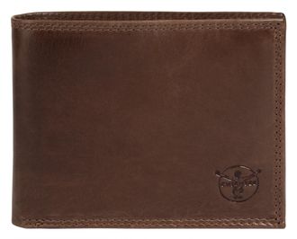 Chiemsee Geldb&ouml;rse CHIEMSEE, Herren, braun, Leder, leicht gl&auml;nzend, unifarben, Kleinlederwaren Geldb&ouml;rse, echt Leder