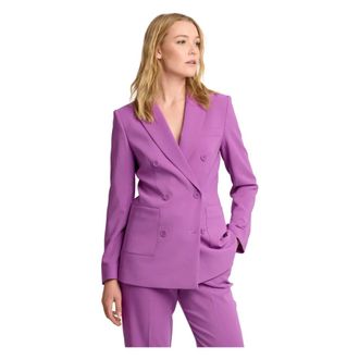 Kocca Blazers, female, Purple, Size: XS Sophisticated Professional Long Sleeved Blazer