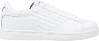 Emporio Armani Signature Logo Sneakers - Heren - Sneakers - Wit - 41 1/3 EU - Schoenen