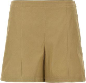 Theory CLN Short T.Cotton C - Dames - Korte Broeken - Beige - S - Katoen - Korte Broeken