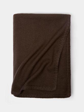 Denis Colomb Blanket Stitch Cashmere Blanket (79in/2m)