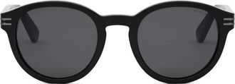 Bulgari B.Zero1 Grey Smoke Mens Sunglasses BV40028 01A 50