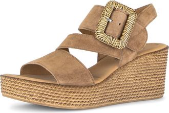 Gabor 84.771 Platform Wedge Sandal in Peanut at Nordstrom, Size 7.5Us