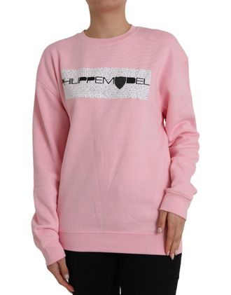 Philippe Model Cotton Logo Long Sleeves Pullover Womens Sweater (Pre-Owned)