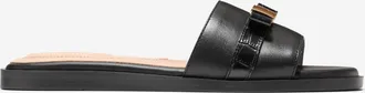 Cole Haan Womens Go-To Emalia Slide Bow Sandals - Black Size 10.5