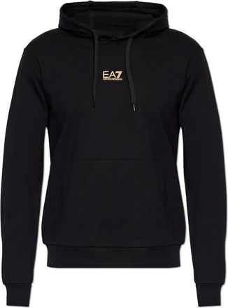 Emporio Armani Emporio Armani Ea7, Heren, Sweatshirts & Hoodies, Zwart, Maat: L Katoen