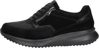 Waldl&auml;ufer K-Janka - Dames - Sneakers - Zwart - 42 EU - Leer - Schoenen