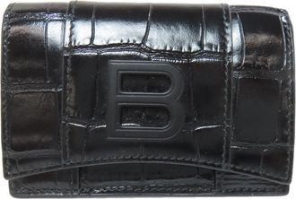 Balenciaga Black Leather Wallet (Bi-Fold) (Pre-Owned)