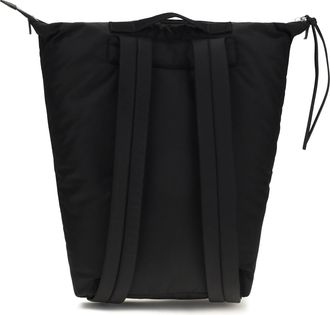 Maison Margiela Mens Zip Line Backpack Black-Black Polyamide Backpacks Black/black