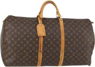 Louis Vuitton Pre-owned Weekend Bags, female, Brown, Size: ONE SIZE Pre-owned Weekend Bag