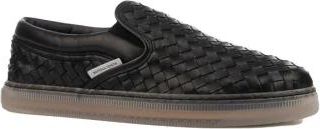 Bottega Veneta Serena Sneaker - Heren - Sneakers - Zwart - 43 EU - Leer - Schoenen