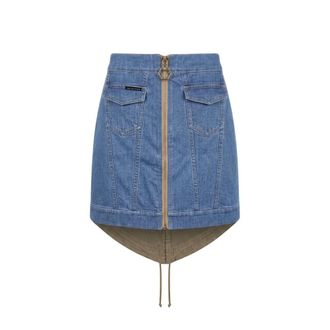 Philipp Plein Mini Gonna - - Skirts - Donna - Blu - S